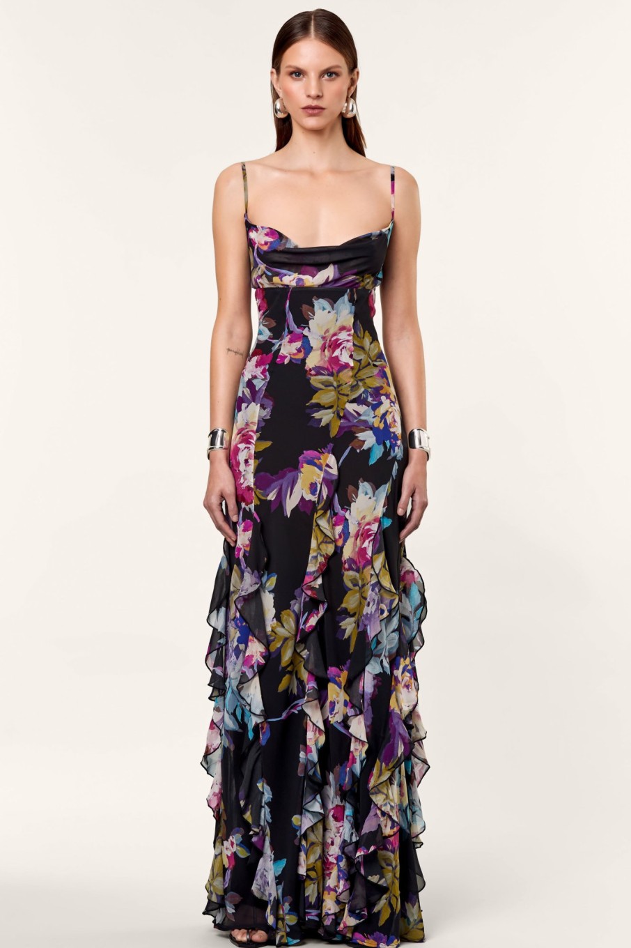 Dresses Nicholas | Kamila Dress - Antique Floral Black