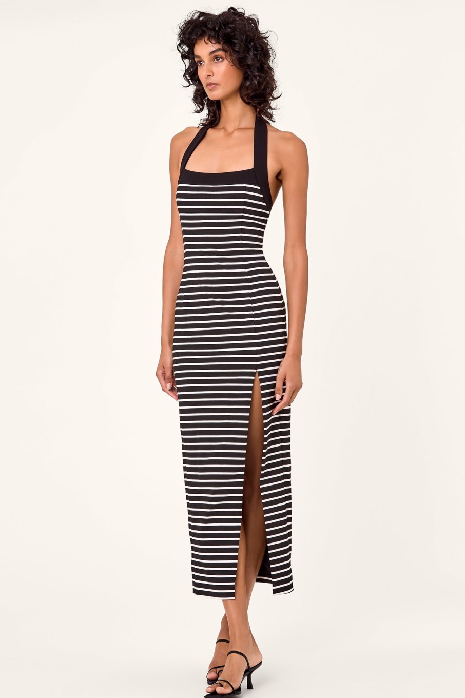 Dresses Nicholas | Jane Dress - Stripe Black Milk