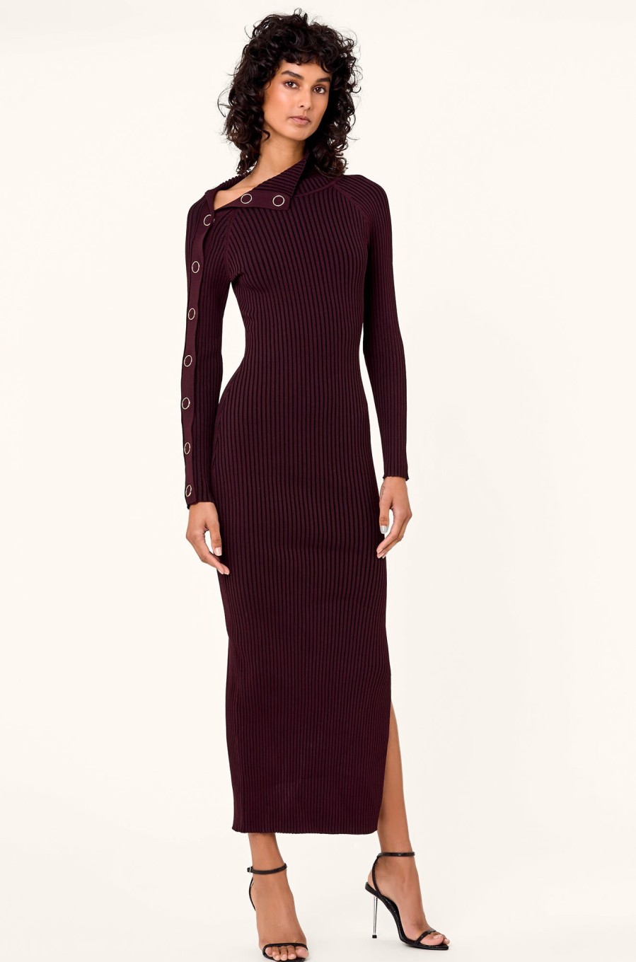 Knitwear Nicholas | Adina Dress - Garnet