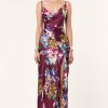 Dresses Nicholas | Ariel Dress - Antique Floral Crushed Berry