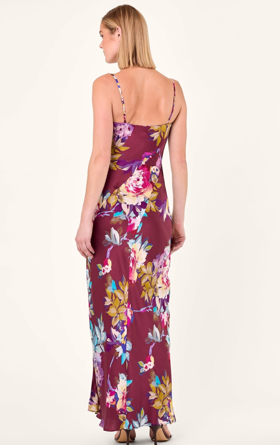 Dresses Nicholas | Ariel Dress - Antique Floral Crushed Berry