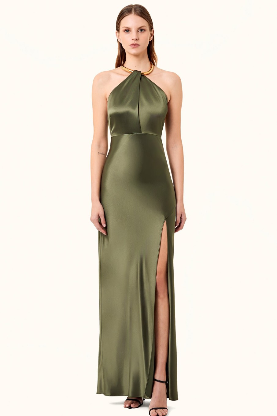 Dresses Nicholas | Edyth Dress - Dark Olive