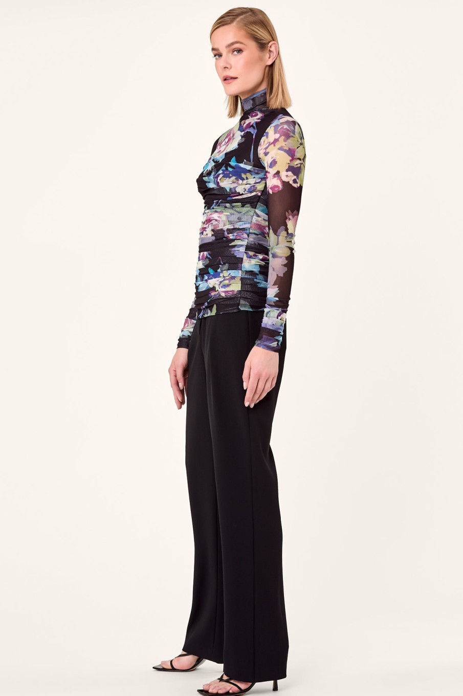 Tops Nicholas | Harmony Top - Antique Floral Black