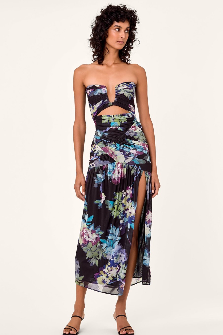 Dresses Nicholas | Morgan Dress - Antique Floral Black