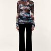 Tops Nicholas | Harmony Top - Antique Floral Black