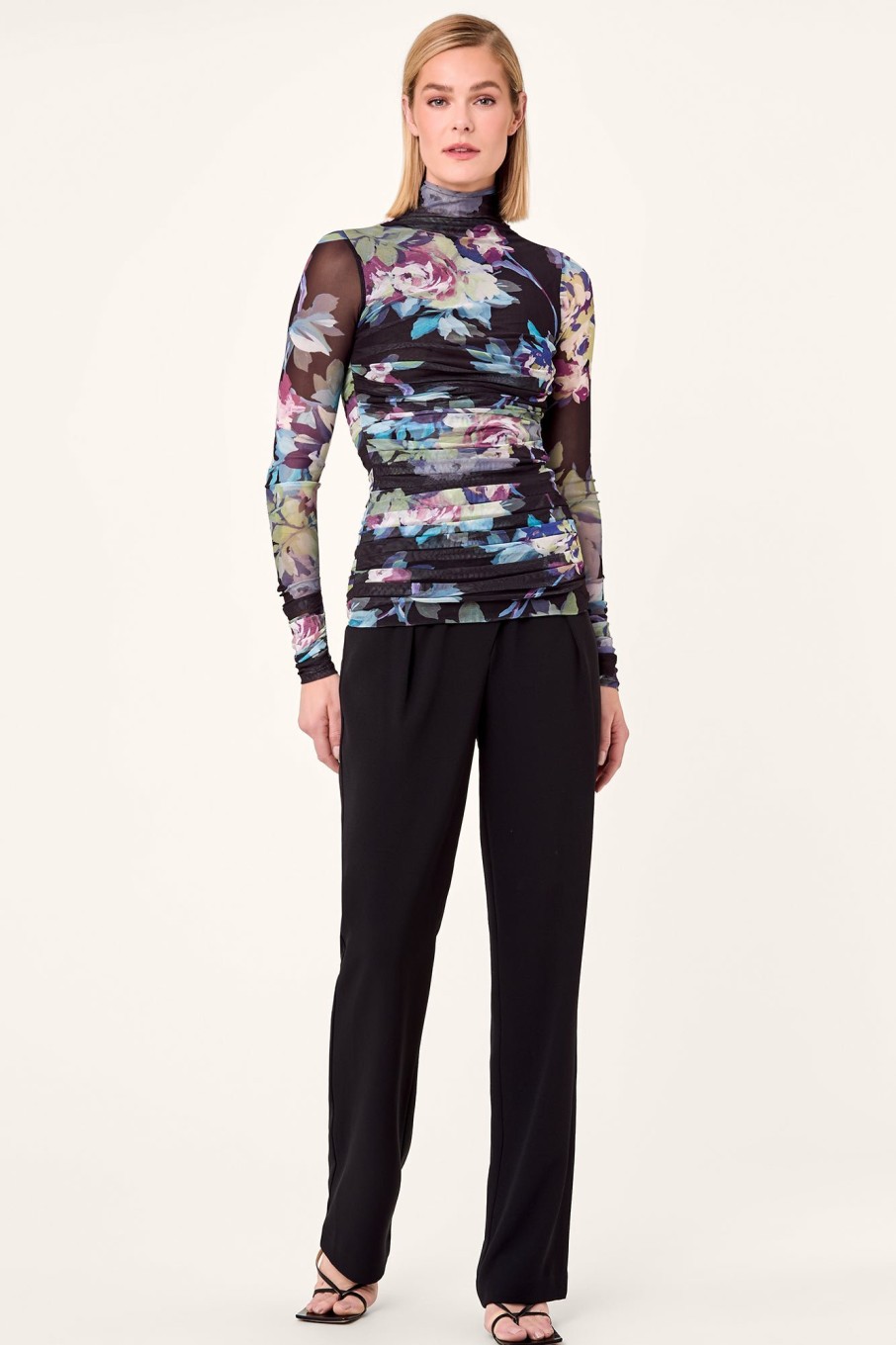 Tops Nicholas | Harmony Top - Antique Floral Black