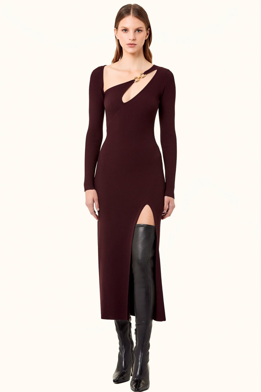 Dresses Nicholas | Ginerva Dress - Dark Plum