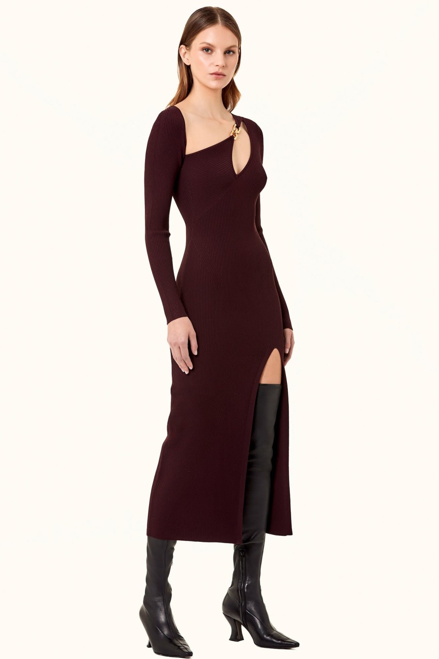 Dresses Nicholas | Ginerva Dress - Dark Plum