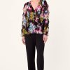 Tops Nicholas | Amira Top - Antique Floral Black