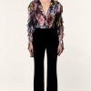 Tops Nicholas | Amira Top - Antique Floral Black