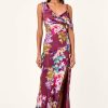 Dresses Nicholas | Finley Dress - Antique Floral Crushed Berry